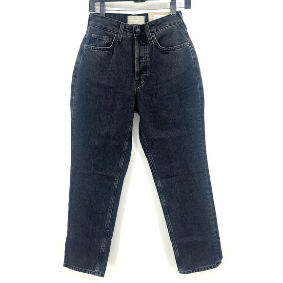 NWT Everlane The Curvy 90's Cheeky Straight Jean in Washed Black Womens 26 - Picture 1 of 6